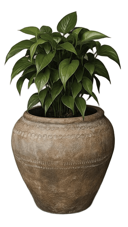 MACETERO VIDRE XXL, TAMAÑO: XL Ø33.5X31.5