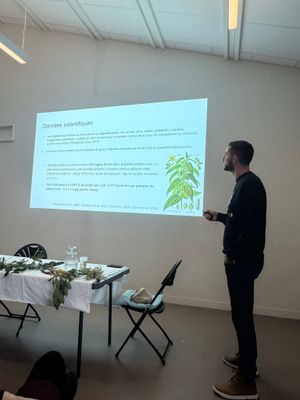 2025 : conférence de la Ferme de Perdicus aux rencontres de l'herboristerie