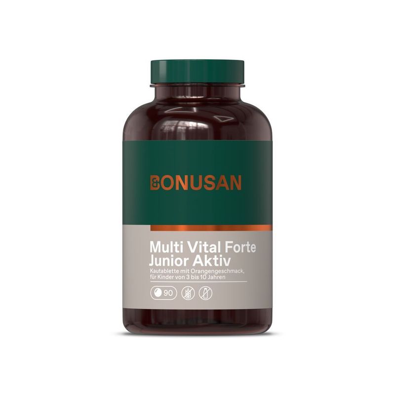 Multi Vital Forte Junior Aktiv | Kautabletten 90 Stk. Multi Vital Forte Junior Aktiv | Kautabletten 90 Stk.