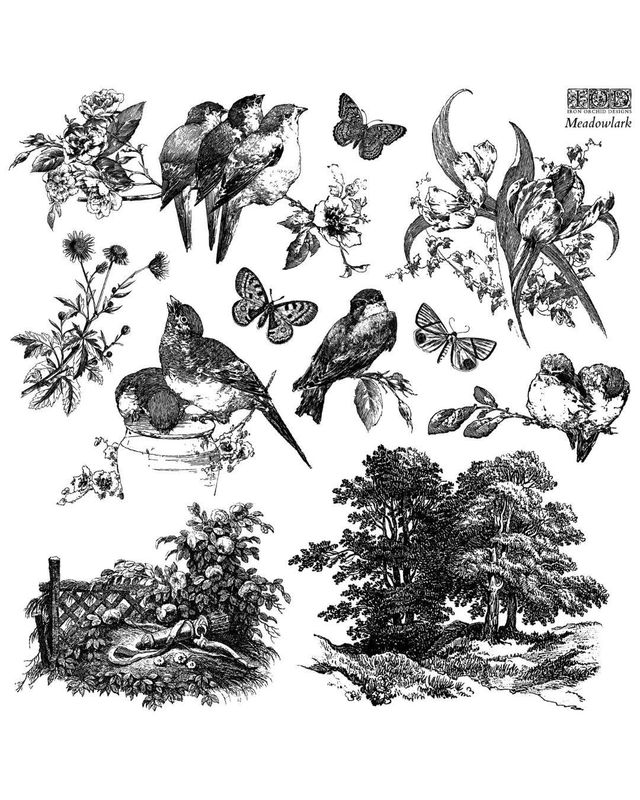 Meadowlark Decor Stamp