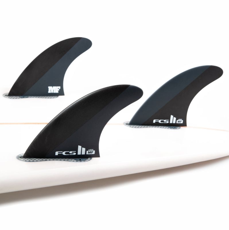 Quilha Fcs II MICK FANNING NEO CARBON BLACK/WHITE