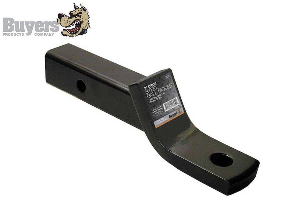 CLASS 3 BALL MOUNT, Size/Drop: Straight Tube Style Ball Mount, Length 8", Max. Drop 2" (1803005)