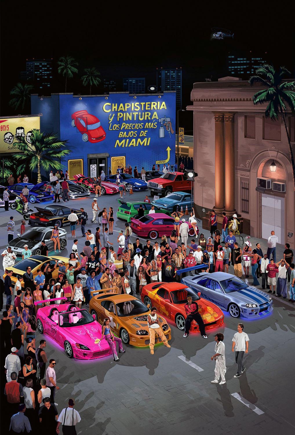 2 Fast 2 Furious: A Night in Miami 2003 poster