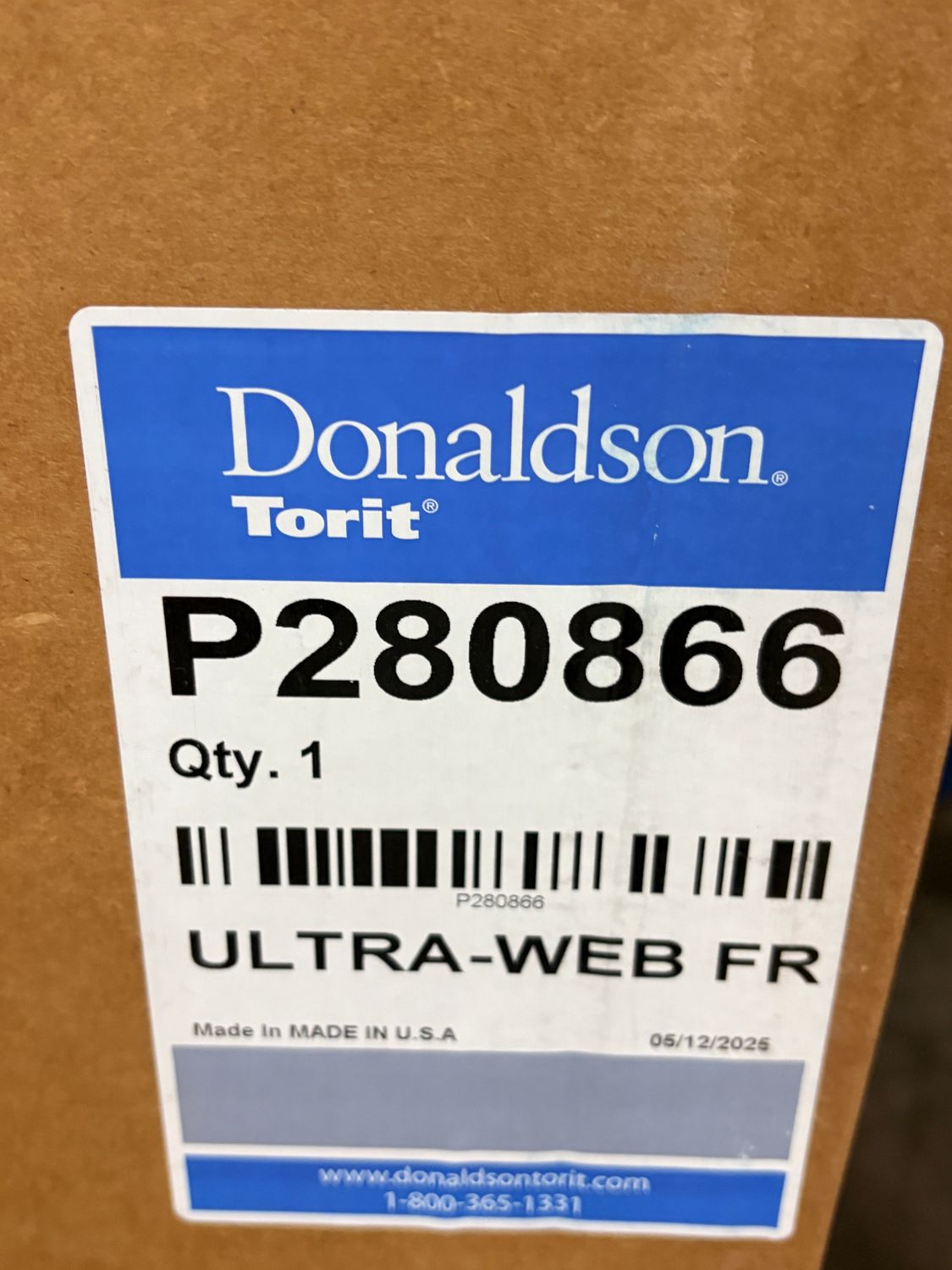 Donaldson P280866 (quantity 8 in lot) Donaldson P280866 (quantity 8 in lot)