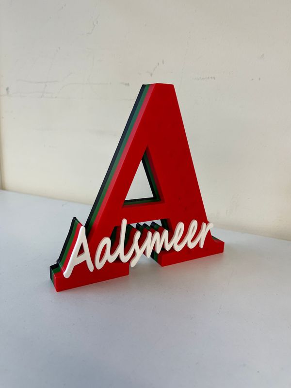 3D letters met naam