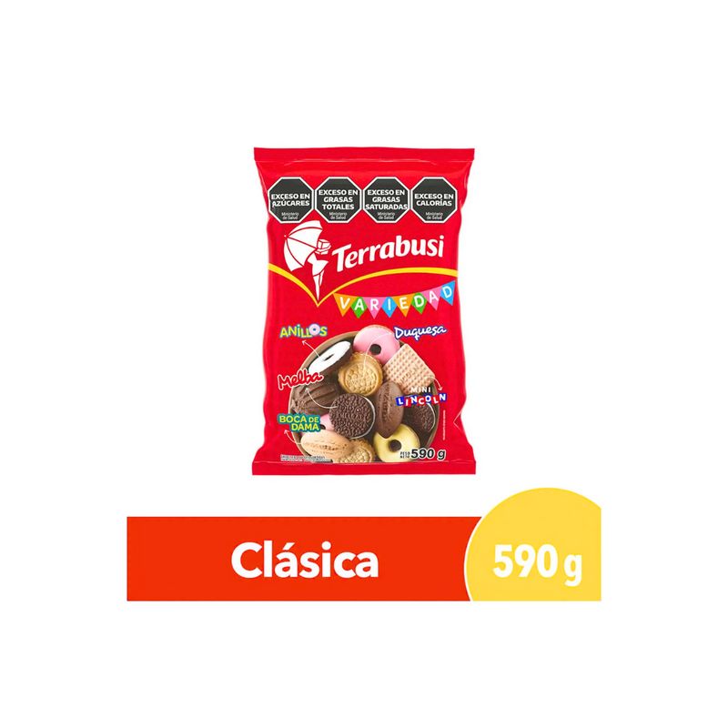 TERRABUSI VARIEDAD CLASICA 590g TERRABUSI VARIEDAD CLASICA 590g