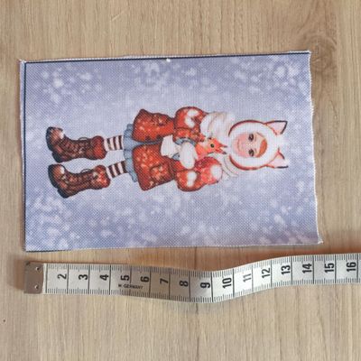 Coupon fille ecureuil impermeable 13cm