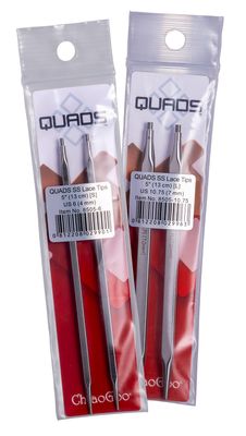 ChiaoGoo Quads Lace interchangeable knitting needle tips