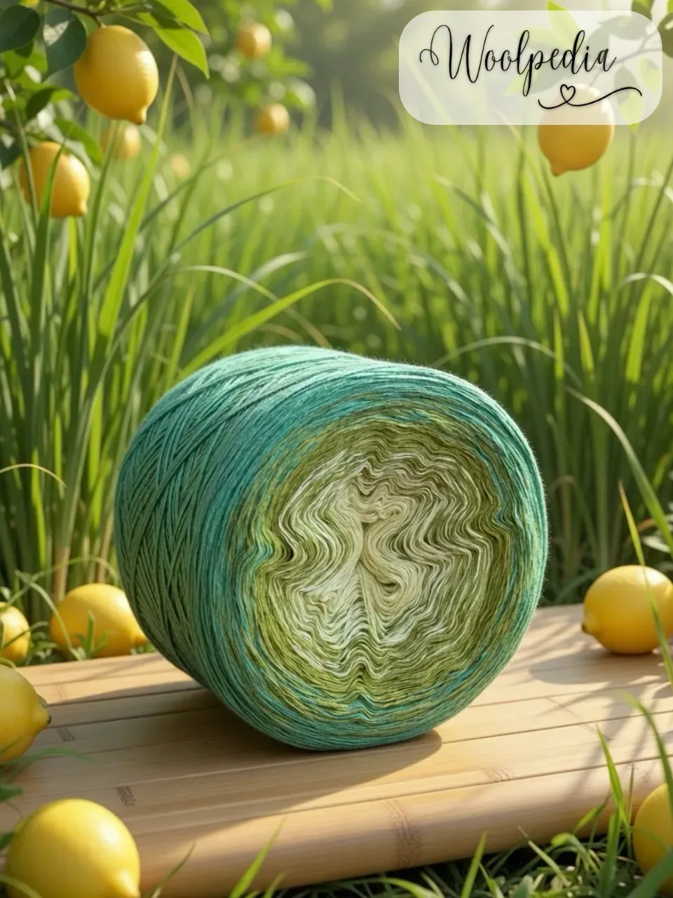 Woolpedia Colors Lemon Grass gradient yarncake (modal)