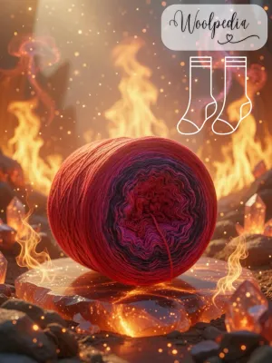 Woolpedia Socks Feuer und Flamme - modal gradient sock yarn