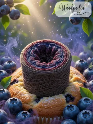 Woolpedia Colors Blaubeer-Muffin gradient yarncake (modal)