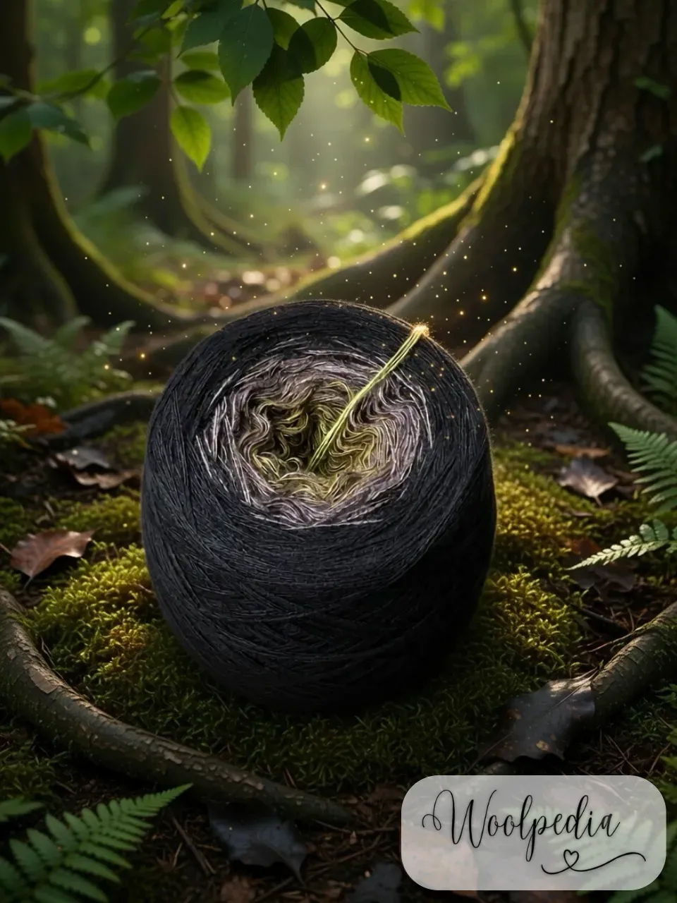 Woolpedia Colors Deep Forest gradient yarncake (modal)