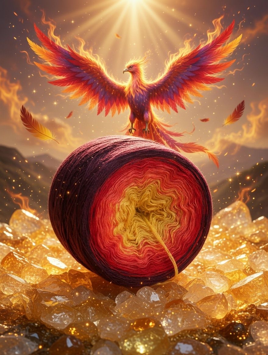 Woolpedia Colors Phoenix gradient yarncake (modal)