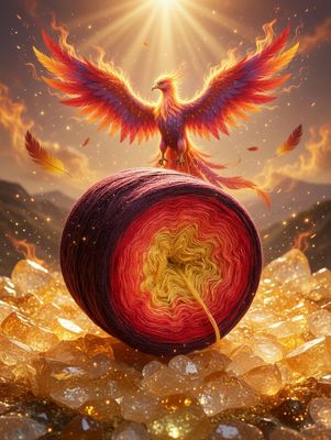 Woolpedia Colors Phoenix gradient yarncake (modal)