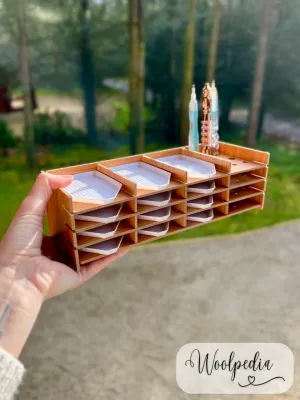 16 slots Diamond Painting Tray Rack – The Ultimate Organizer