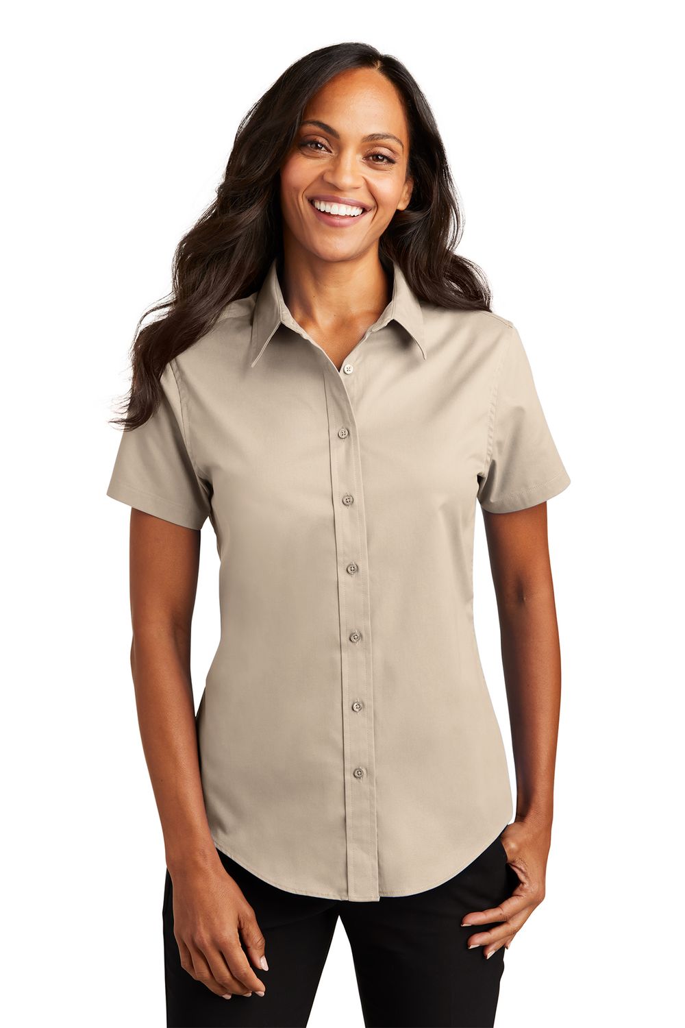 CROSS BAND CAMPERS ARG L508 Port Authority® Women's Short Sleeve Easy Care Shirt - CODE REQUIRED TO ORDER CROSS BAND CAMPERS ARG L508 Port Authority® Women's Short Sleeve Easy Care Shirt - CODE REQUIRED TO ORDER
