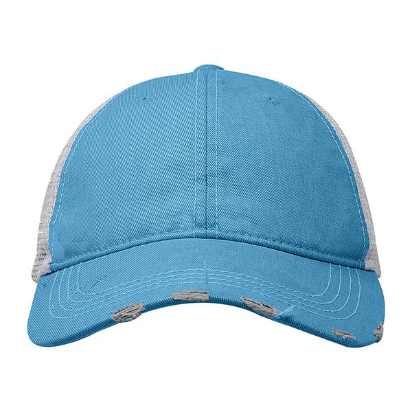 CROSS BAND CAMPERS ARG #PT-M Ponytail Distressed Cotton Soft Mesh Back - CODE REQUIRED TO ORDER