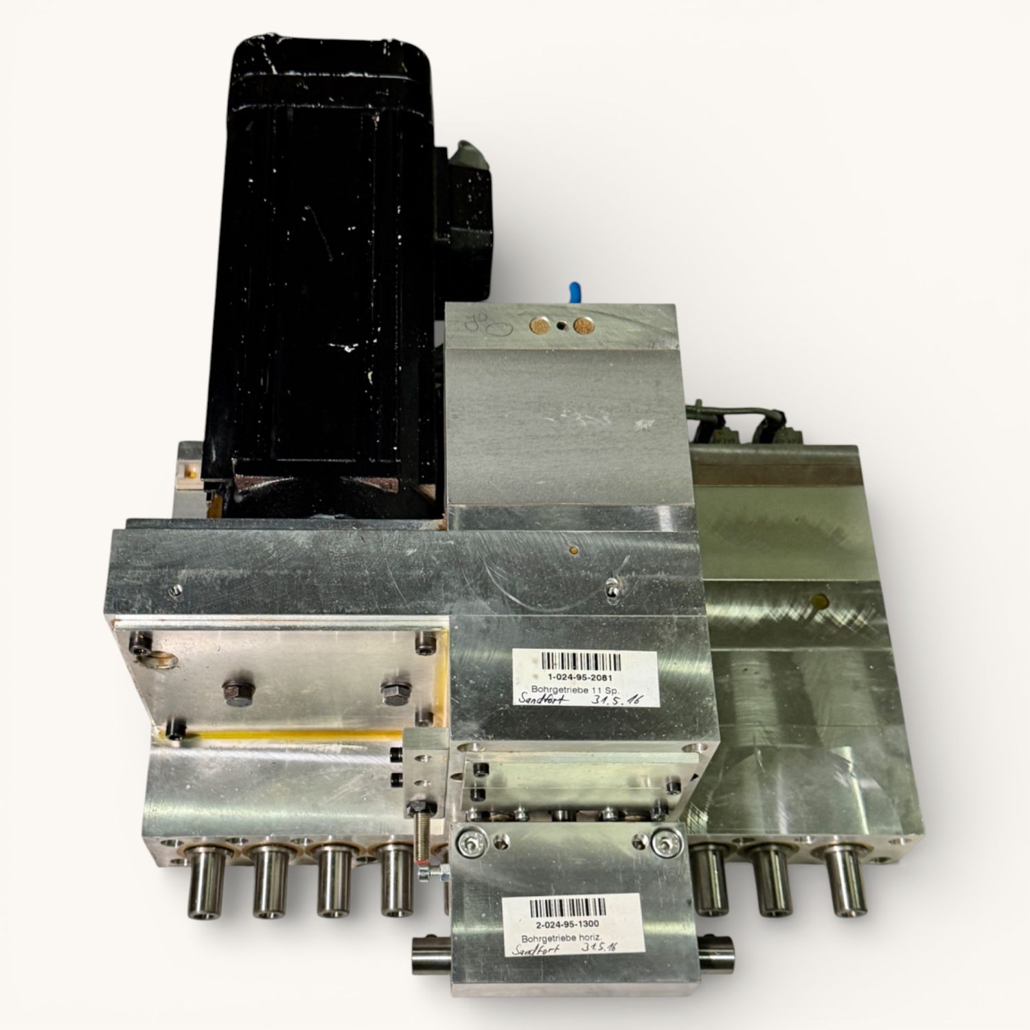 HOMAG Bohrgetriebe Motor Bohraggregat BAZ BOF 11 + 1 + 1 spindelig | Art.-Nr. 1-024-95-2081 / 2-024-95-1330 – WEEKE BP 155