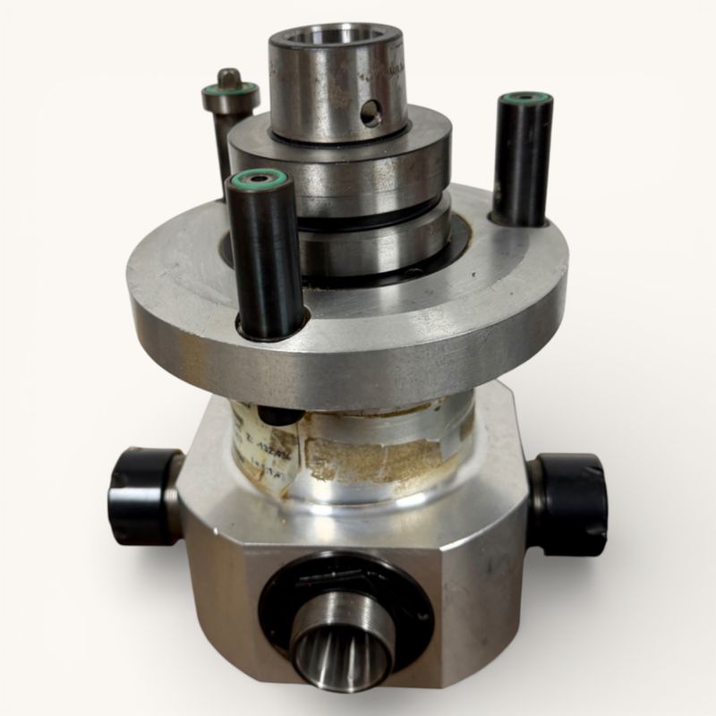 HOMAG HBE Adapteraggregat Winkelaggregat  Horizontales Bohraggregat Fräsaggregat 4 Ausgänge kurz