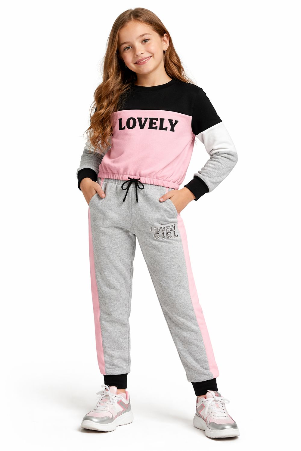 Girls Cotton Tracksuit