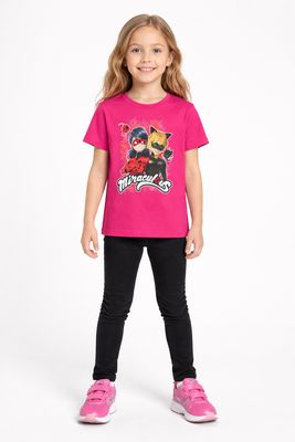 Girls Miraculous Print T-Shirt
