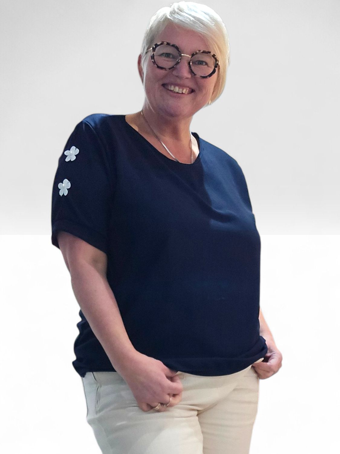 TIMES NASH BLOESJE MET BLOEMPJES