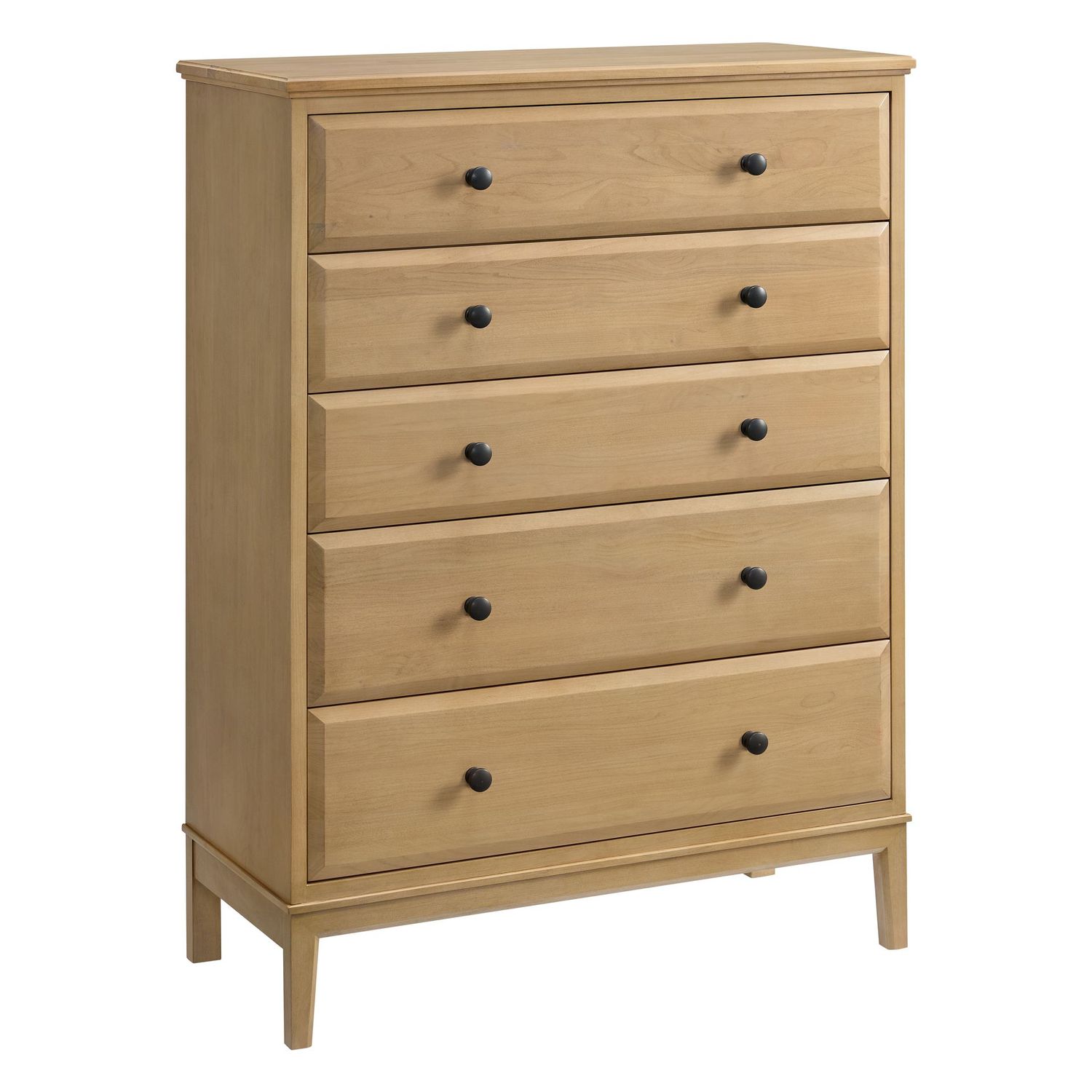 Whittier Virginia 5 Drawer Chest Latte