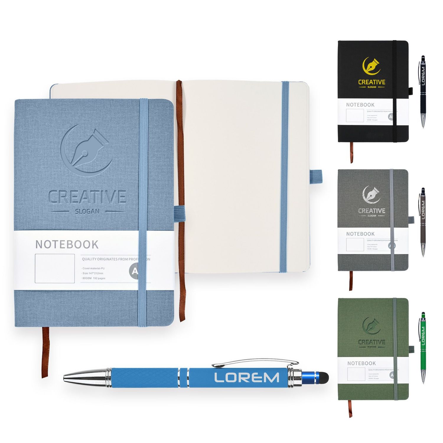 Blank Journal Set with Stylus Pen Blank Journal Set with Stylus Pen