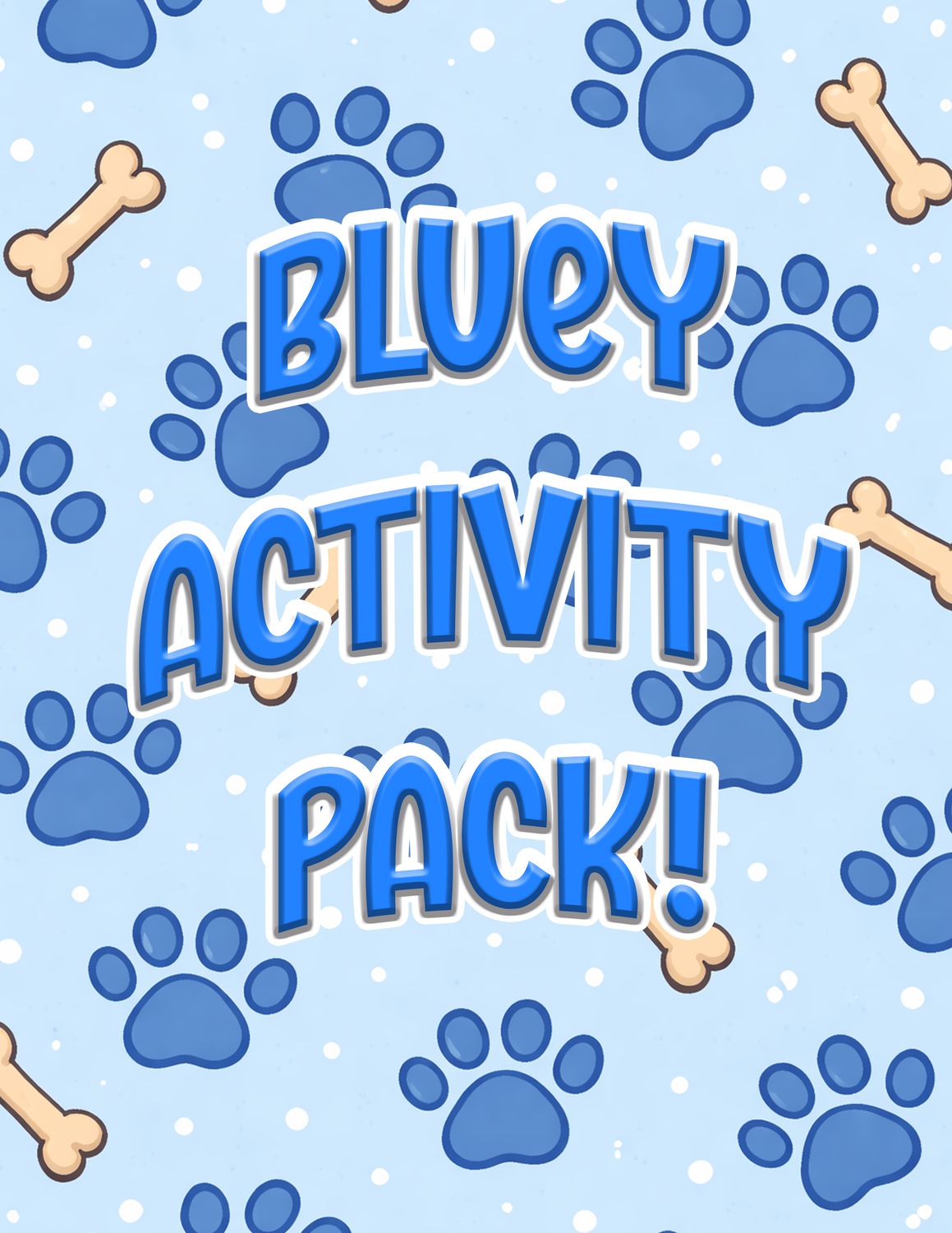 Free Bluey Activity Pack!