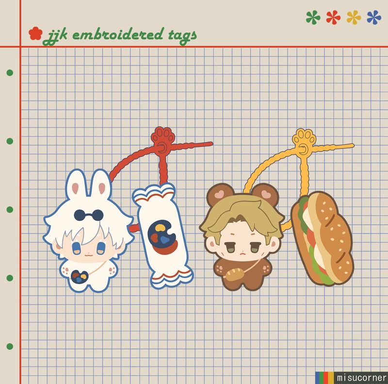 JJK Embroidered Tags