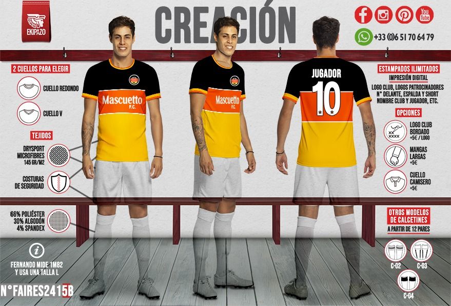 Conjunto de 16 camisetas personalizadas