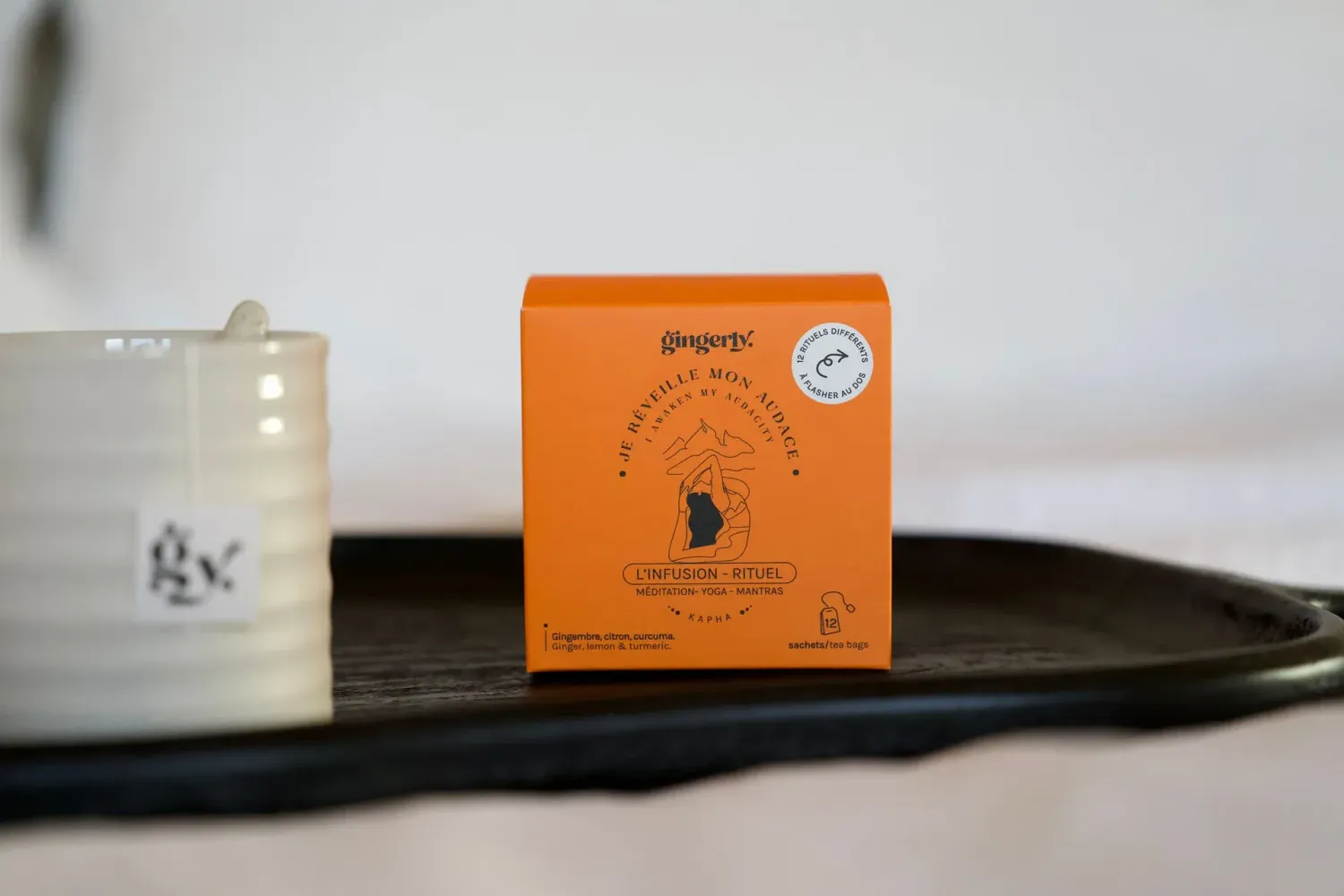 Infusion-rituel bio - Je réveille mon audace - 12 sachets - Gingerly