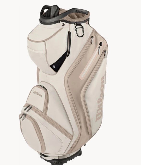 Bolsa de Golf para Carro Wilson Aurora Mujer – Blanco / Beige Bolsa de Golf para Carro Wilson Aurora Mujer – Blanco / Beige