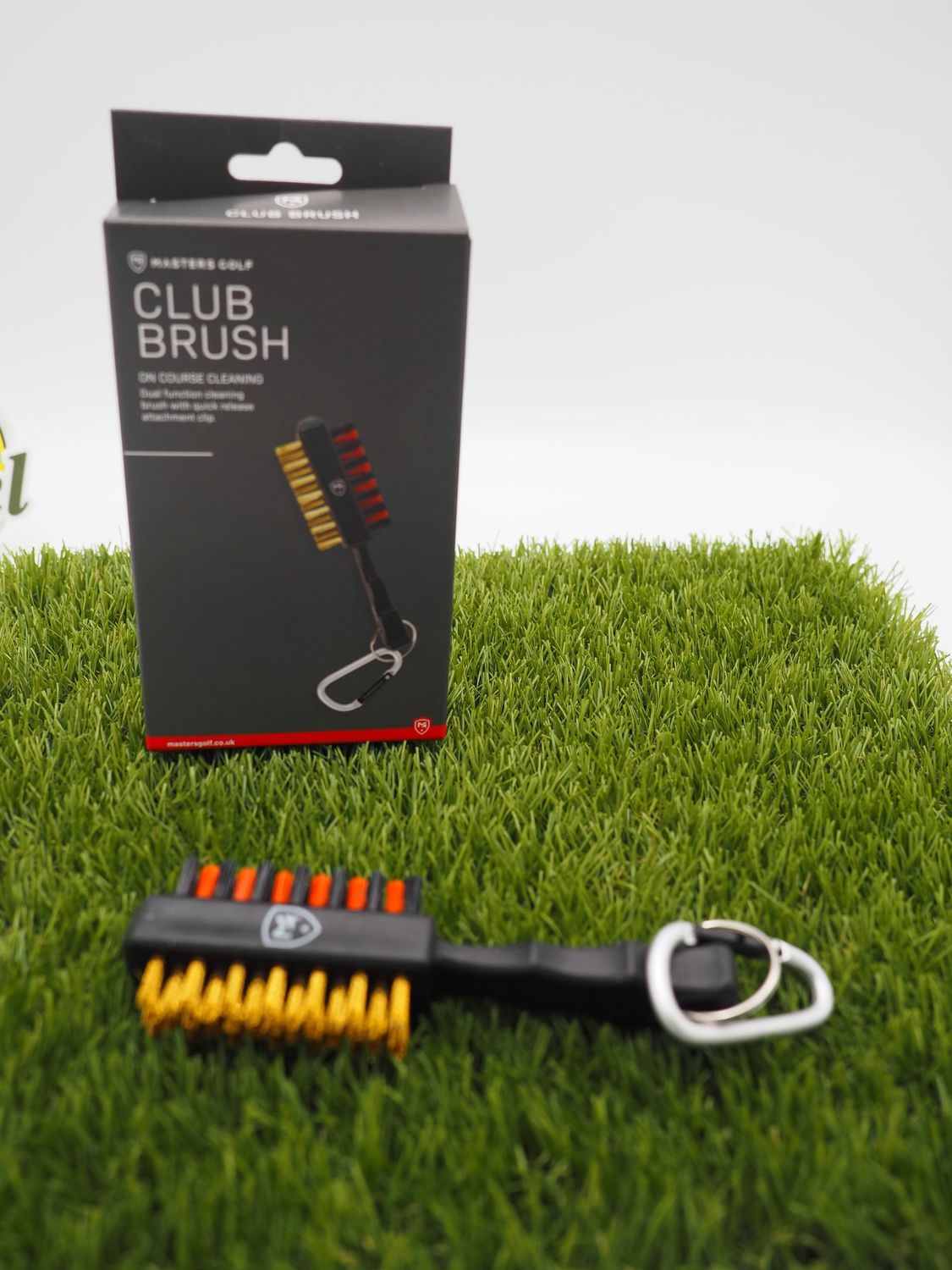 Cepillo Limpiador Doble Función para Palos de Golf Masters Golf Club Brush