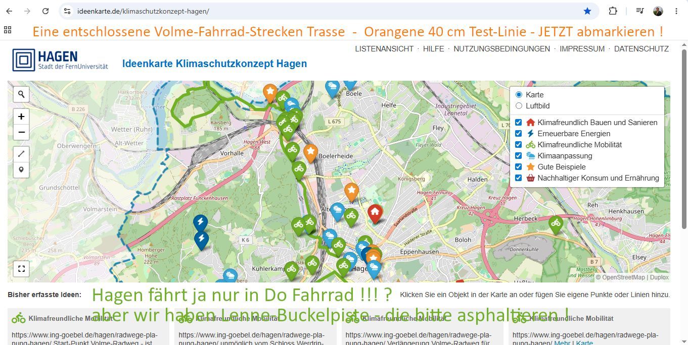 >>> Volme-Radweg - Definition und Verlängerung - Entwicklung, Vor-Entwurf bis finale Fahrrad-Strecke - >>> Volme-Radweg - Definition und Verlängerung - Entwicklung, Vor-Entwurf bis finale Fahrrad-Strecke -