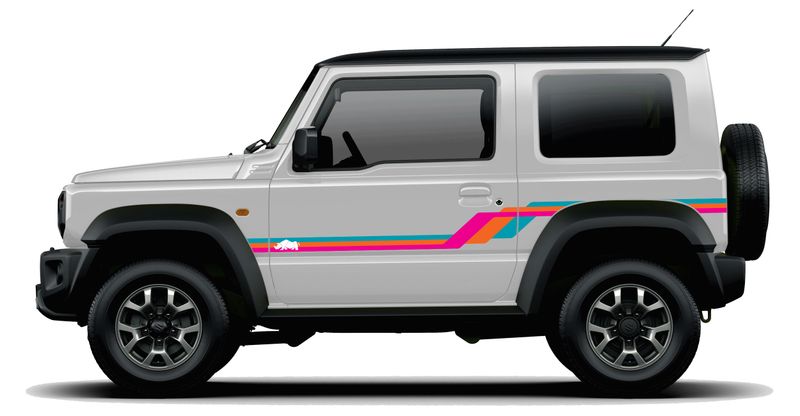 STRATHPINE BODY DECAL KIT : SUZUKI JIMNY (JB64/JB74)