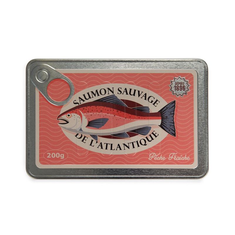 Libreta Conserverie salmón rojo
