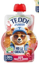 KEFIR POUCH TEDDI FRUTTI ROSSI 100 GR
