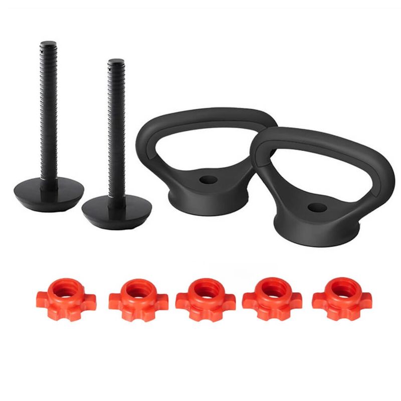 2 Mangos Pesa Rusa Ajustable MultiFit 25 mm Diámetro Agujero