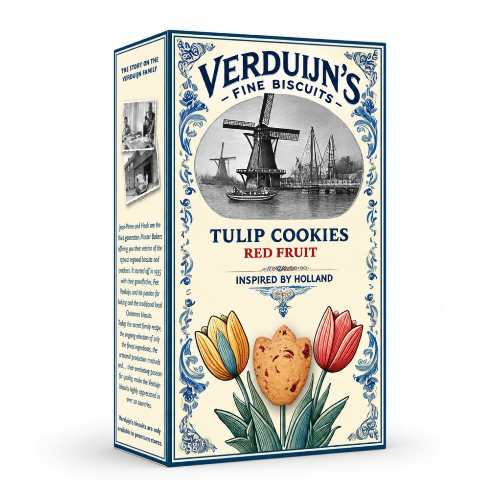 Tulip Cookies Red Fruit