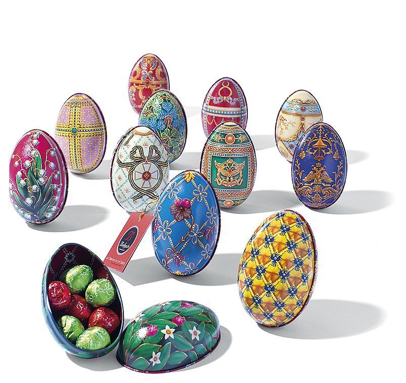 Bodrato Ovette in elegante latta decorata gusti assortiti 380 g