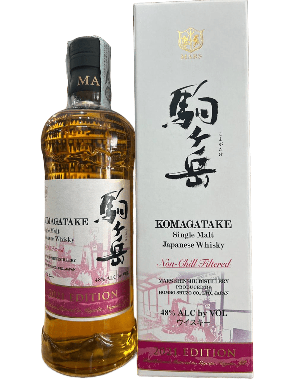 Mars Komagatake Single Malt Japanese Whisky 2021 - 700 ml vol.48° Astuccio