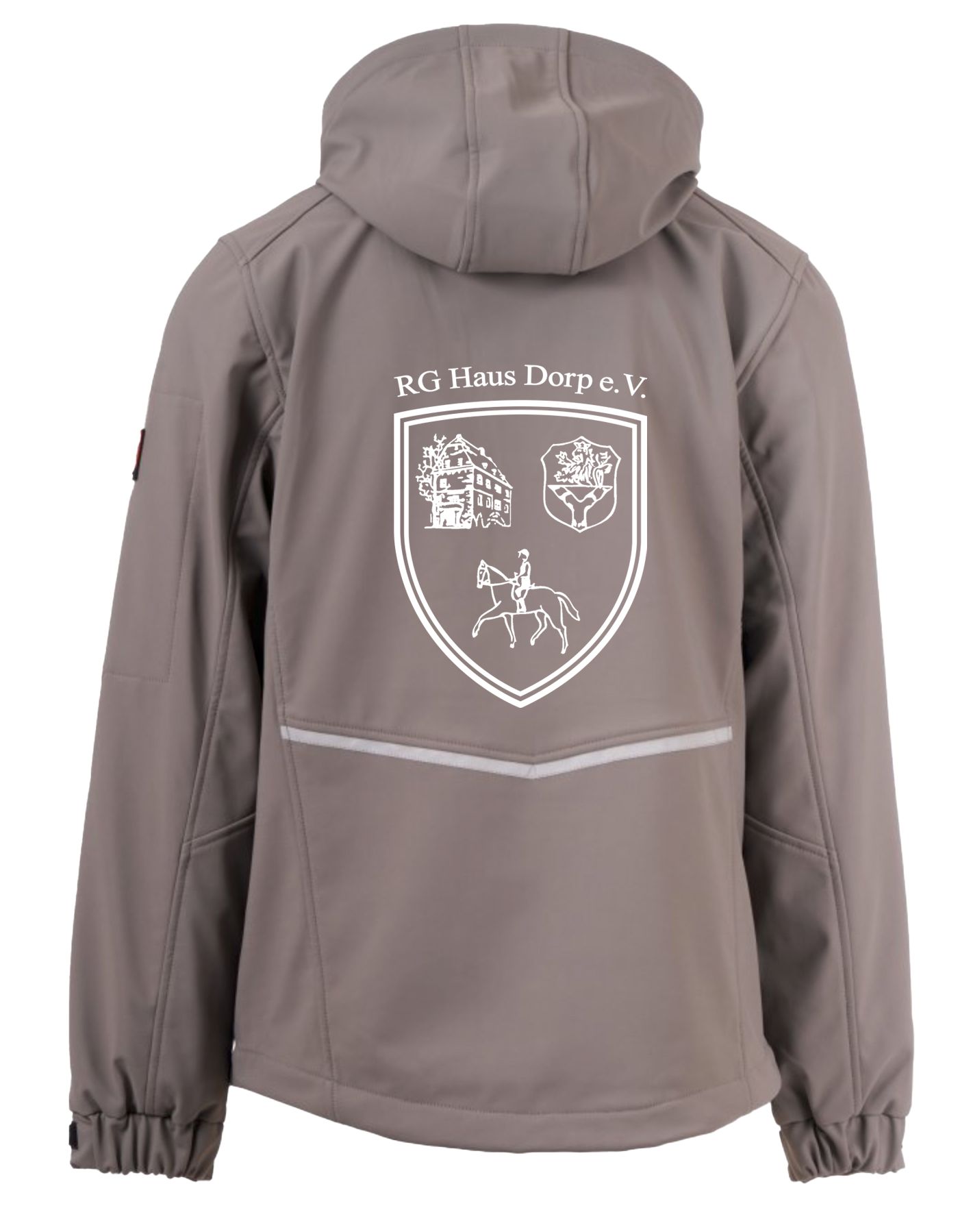 RG Haus Dorp - Vereins Softshelljacke  Unisex Grau