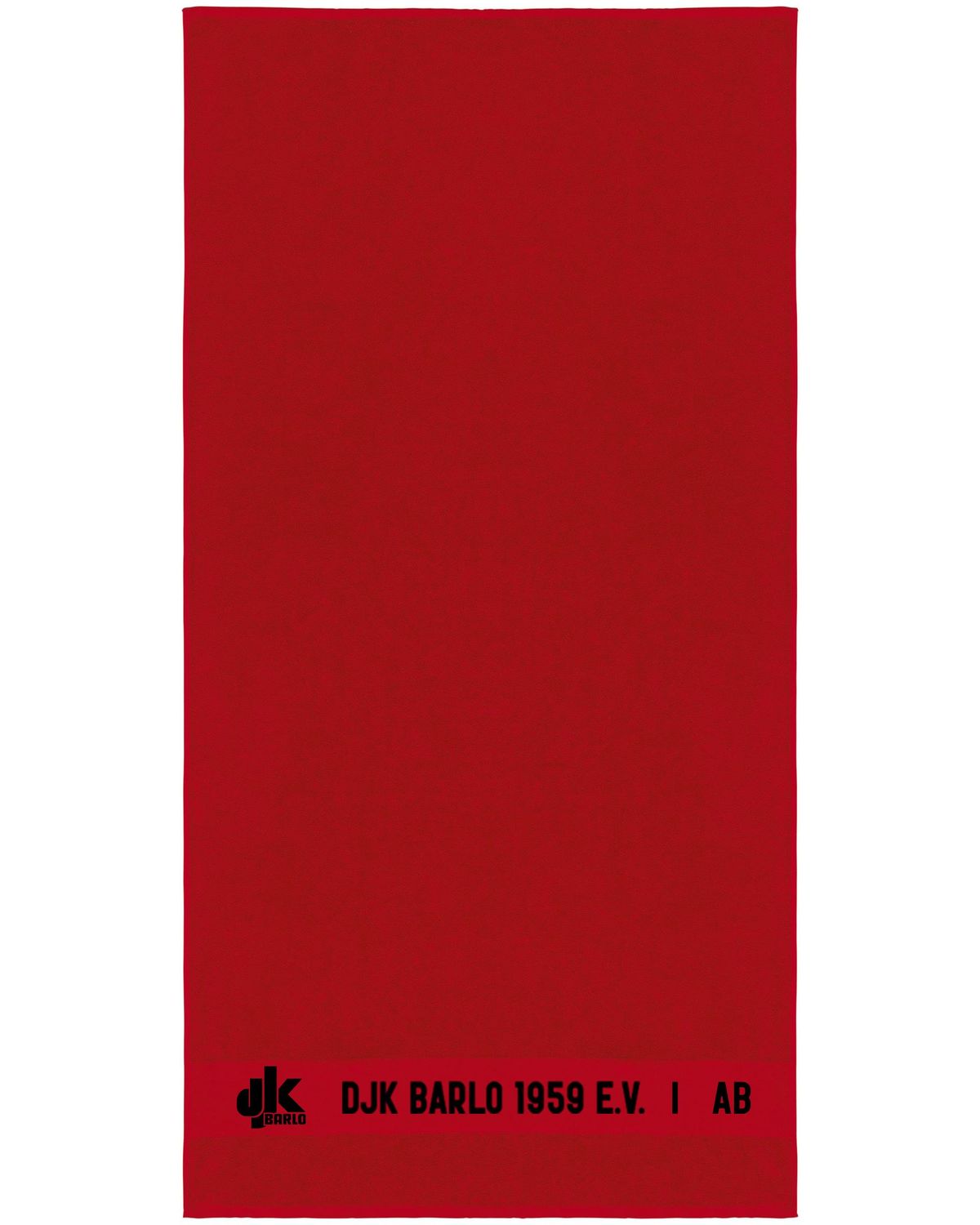 DJK Barlo - Club Badetuch rot