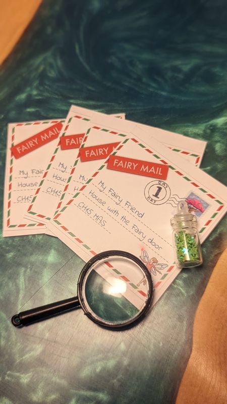 Christmas Advent Fairy Letters - LETTERS &amp; GIFTS ONLY (no door)