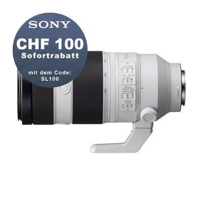 Sony FE 100-400mm 4.5-5.6 GM OSS - ''4 Jahre Garantie'' - CHF 100 Sofortrabatt mit Code SL100