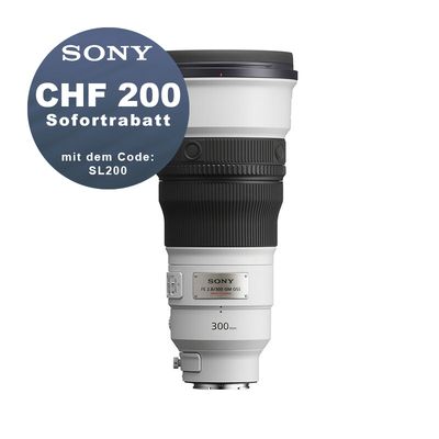 Sony FE 300mm 2.8 GM OSS - ''4 Jahre Garantie'' - CHF 200 Sofortrabatt mit Code SL200