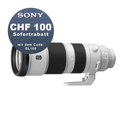 Sony FE 200-600mm 5.6-6.3 G OSS - ''4 Jahre Garantie'' - CHF 100 Sofortrabatt mit Code SL100