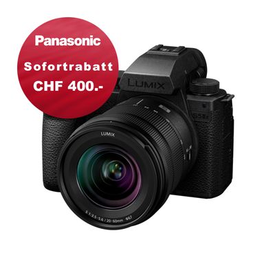 Panasonic S5 Mark II X Kit mit 20-60mm - 5 Jahres Garantie - inkl. CHF 400 Sofortrabatt