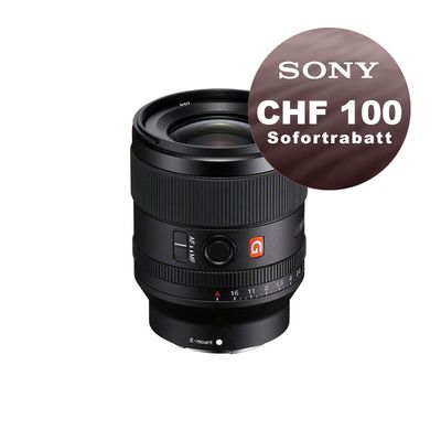 Sony FE 35mm 1.4 GM - ''4 Jahre Garantie'' - inkl. CHF 100 Sofortrabatt